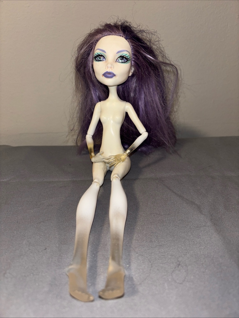 monster high Purple Hair Doll with Lavender and Teal Makeup